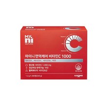 일동제약 마이니 면역케어 비타민C 1000 비타민B1 비타민B6 아연 항산화 활력 비타민b 온가족비타민 활성산소 제거 필수 영양제 고함량 비타민c, 200days_1박스, 1개, 1.2g