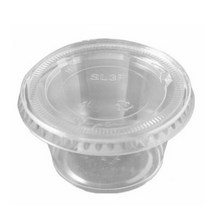 PH 투명소스통 + 뚜껑 6cm x 3cm, 50개입, 8개