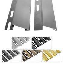 경사 코너비트 벽 모서리 몰딩 마감재 타일 코너비드 쫄대 재료분리대 F TYPE 2.4m, 8mm, 헤어라인, 경사 코너비드 골드