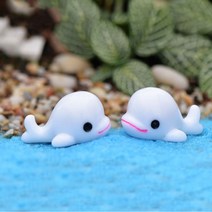 미스토토 테라리움 만들기 재료 미니 돌고래 미니어처 동물피규어, P305A_고래-대-화이트
