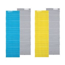 네이처하이크 두께보강 2.5cm 동계용 접이식 백패킹 캠핑 발포 14단 매트, 푸른 색