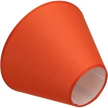 Aicosineg 램프 갓 E27용 배럴 패브릭 전등갓 E14 베이스 플로어 램프 쉐이드 베이스 테이블 램프 및 플로, 02 11*18*26 오렌지