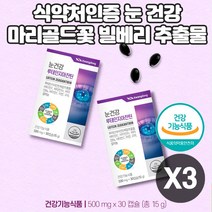 눈에 좋은 루테인 빌베리 결명자 중년 노안 초기 건강 영양제 하루1알 면역력 항산화 복합체