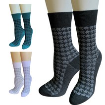 YMSOCKS 여성 쟈가드 장목 면 양말 6켤레