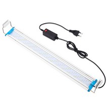 수초조명 수족관 LED 슬림 클립 램프 라이트 바 식물 성장 수생 18-58cm