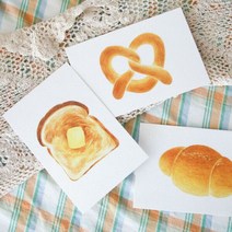잼스튜디오 리틀띵 포스트 카드 part 06 엽서 일러스트엽서, 28 버터식빵