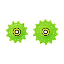 TRiPEAK 12T14T SRAM 오버사이즈 세라믹스테인리스 스틸 베어링 MTB 쟈키 휠 풀리 세트 Eagle XX1X01GXAXS 1x12 스피드 2x11 후방 변속기, Ceramic Bearing Green