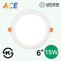 LED 다운라이트 매입등 매립등 ACE (에이스) 6인치 15W, 매입등_ACE_6인치15W_주광색