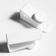 PKFARM 주방 싱크대 다용도 후크 걸이 쓰레기봉투 고리, 화이트 2P