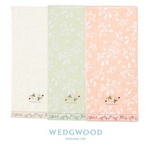일본 무연사 욕실 수건 웨지우드 페이스 타올 WW1651 (3color), 핑크, 핑크