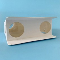 학생 기술 교육 완구 DIY 종이 텔레스코픽 잠망경 모델 빌딩 키트 발명품 물리 실험 조립, WHITE