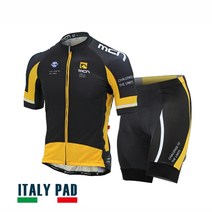 자전거팀복 로드 자전거 싸이클 라이딩 MTB 여름 옐로우 반팔 패드 반바지 하복 복 복장
