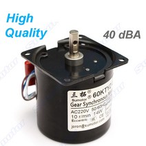 싱크로너스 모터 60KTYZ 14W 220V AC 동기 기어 모터 CWCCW 턴테이블 전기 스크린 그릴 BBQ 1.2rpm 2.5 5 8, 09 50 분당회전수