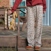 [샐러드볼즈] VINTAGE FLOWER PANTS [BEIGE]