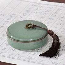 벼루 다기능 세라믹 잉크 잉크석 서예 공부방 보물 4 개
