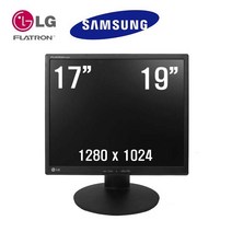 삼성 LG 17인치 모니터 19인치 모니터 CCTV및업무용 LCD LED, LG19형 EX91/E191 RGB+DVI피봇
