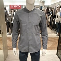 STCO2 NC15 [에스티코] 봄 T/R 슬립 아웃포켓 민트 셔츠 024TASDSCSE