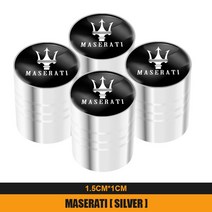 밸브 마세라티 지브리 GranTurismo Quattroporte Levante GranCabrio 쿠페 mc20에 대 한 4Pcs 금속 타이어, 01 Silver A
