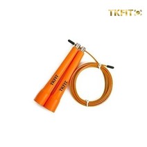 TKFIT 크로스핏복싱 스피드 선수용 와이어줄넘기, 오렌지
