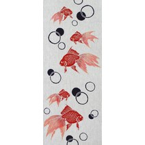 쿄유 일본 무늬 잡화 오에도 자시코 손수건 복각 킨쿄(대) 37×90 cm