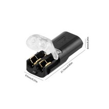 전선 커넥터 단자 접지선 와이어 5/10Pcs 12V 자동차 자동 케이블 스트립 터미널 연결 클램프 블록, [02] 1PCS, 02 1PCS