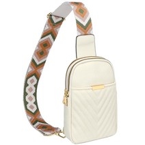 KKXIU 여성용 스몰 슬링 백 크로스바디 트렌디 패니 팩 비건 가죽 미니 휴대폰 십대 지갑 라이트 블루 캐주얼 465960, 1-white