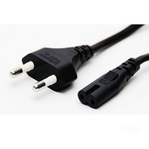 티테크 국산 8자 파워 케이블 10m(AC 220V/2.5A)/녹음기잭(라디오잭) 호환용 제품/8자형 전원(AC) 코드/가전제품/노트북 어탭터용 전원 케이블