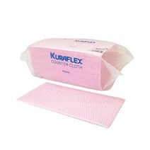 클라레 크라 플렉스 카운터 크로스 ZNB-921-80 PW 두꺼운 50 × 61cm 80 매입 레이온 폴리 에스테르 핑크 クラレ クラフレックス カウンタークロス ZNB-921-80P