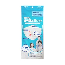 대박이네 하이가드 방역마스크 KF80 대형1매입10장, 1개