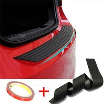 고무몰딩 자동차 문콕 차량 유리 사이드 풍절음 90cm 탄소 섬유 범용 트렁크 도어 씰 플레이트 보호대 후면 범퍼 가드 고무 몰딩 패드 트림 스타일링, 1.Black