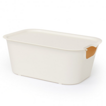 [벨라홈] 플라스틱 오픈리빙박스(소)(CN7704)/ koonshop 쿤샵, 아이보리