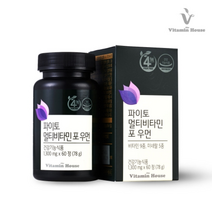 비타민하우스 파이토 멀티비타민 포우먼 1 300 MG X 60정 X 30병 유산균 비타민B 엽산