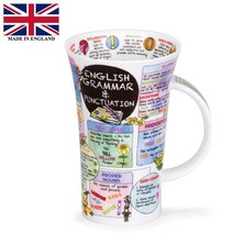 두눈 글렌코 본 차이나 머그 컵 잉글리쉬 그래머 500ml 1 개 Dunoon Glencoe Bone China Mug