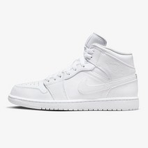 나이키 조던1 미드 - 트리플화이트