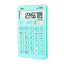 DELI 델리 컬러 계산기 EM01531, 그린