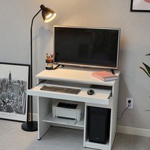 티움 광폭 입식 컴퓨터 책상 800, 워시핑크