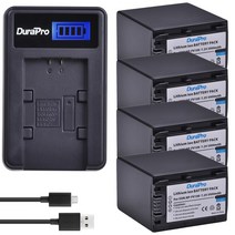 3900mAh NP-FV100 NP FV100 Sony FV30 FV50 FV60 FV70 PXW Z90 X70 NEX-VG30E HXR NX70 NX80 MC80, [08] 4Battery and Charger, 1개