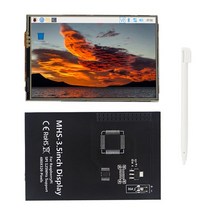 라즈베리 파이 480x320 용 3.5 인치 터치 스크린 lcd spi 인터페이스 pi 4b 3b + 3b zero 용 5 50 fps tft 디스플레이 모듈, 50fps