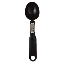 전자 주방 저울 500g 0.1g LCD 디지털 측정 식품 밀가루 스푼 미니 도구 우유 커피 저울 스테인레스 스틸 새로운 abs 소재 1 피스, Black
