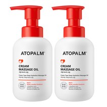 아토팜 크림 유아 마사지 오일 200ml 2개, 크림 마사지 오일 200ml 2개