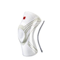 리닝 스포츠 무릎 패드 화이트 싱글【가압 미끄럼 방지 물고기 규모 봄 대형 실리카 젤】먼지 저항하고 빨 수 있는！, 로즈 레드 스트랩 2