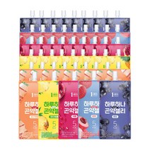 1am 하루하나 곤약젤리 무설탕 150g, 50개(파인10+요구10+리치10+포도10+석류10)