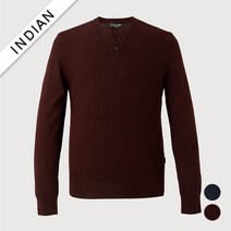 [인디안] 가을 남성 헨리넥 니트 MIVBRXF8361