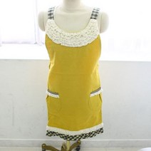 대박수예 카놀 앞치마, 브라운