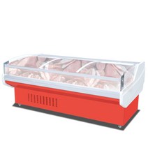 캐비닛 냉장고 냉동고 하부 치락 평대 유리침대 슈퍼, 1.5m 곡선 유리 김서림 방지