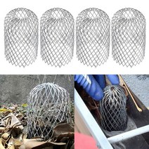 선홈통 배수관 우수관 4pcs 리프 드레인 파편 드레인 네트 커버 지붕 거터 필터 스트레이너 하향 파이프 스톱 리프 드레인 빗물 네트 메쉬