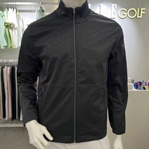 엘르골프 [2001안양점] 전판 로고 자카드 암홀스판 스윙점퍼