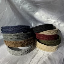 아쿠세샵 니트 꽈배기 헤어밴드 머리띠 9컬러 [1+1]