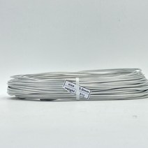 영농사 분재철사 1kg 백선 원예용 분재용 코팅 철사 화분 식물 지지대, 백선 분재철사 굵기 1.0mm