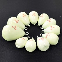 싸가지피싱 NSB 야광 봉돌, NSB 야광봉돌 12호(5개입)